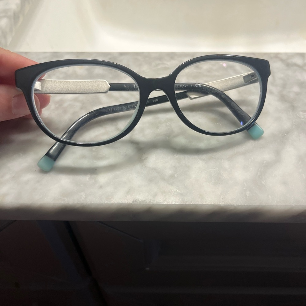 Tiffany & Co. Black and Silver Glasses